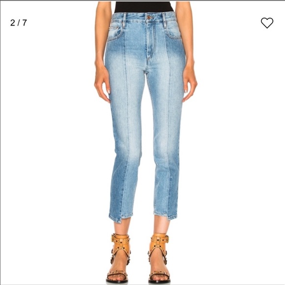 Isabel Marant Etoile Clancy Denim Jeans - Picture 6 of 8